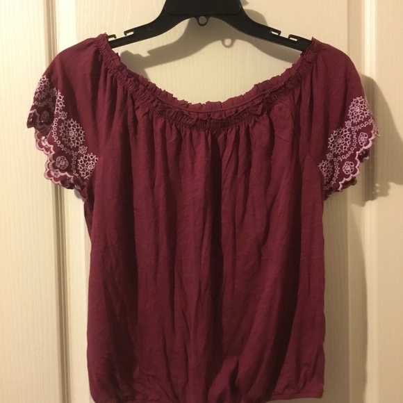 American Eagle cotton peasant blouse medium - Picture 1 of 2